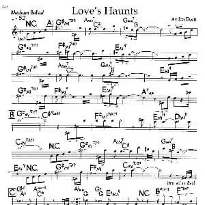 Love's Haunts 钢琴谱
