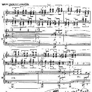 Rhapsody On A Theme Of Paganini Op.43 钢琴谱 谢尔盖 拉赫玛尼诺夫 Sergei Rachmaninov