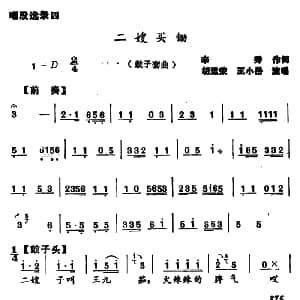 河南大调曲子 二嫂买锄 鼓子套曲 辛秀 胡运荣 王小岳