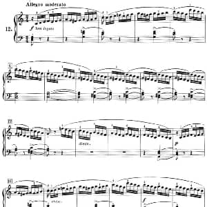 50首莱蒙钢琴练习曲 作品37 钢琴谱 莱蒙