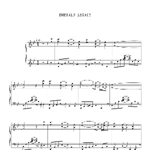 Emerald Legacy 钢琴谱 Kevin Kern