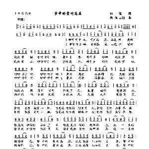 梦中的贵州高原_歌曲简谱_词曲:向侃 向侃李云翔