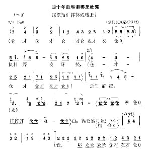 秦腔 四十年血和泪哪里吐冤 祝福 祥林嫂唱段