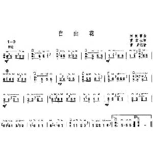 古筝谱 | 自由花 曹正记谱版