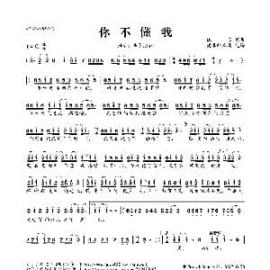 你不懂我_歌曲简谱