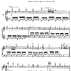 Czerny 30 New Studies 7 钢琴谱 Czerny