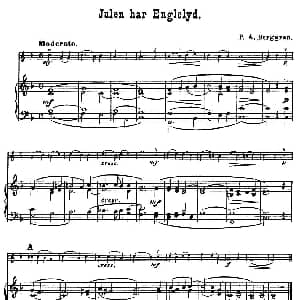 小提琴谱 | Julen har Englelyd. 小提琴 钢琴伴奏