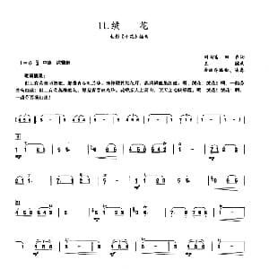 笛子谱 | 绒花 王酩曲 唐俊乔编曲