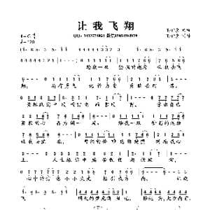 让我飞翔_歌曲简谱_词曲:孙世彦 孙世彦