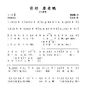 你好 唐老鸭_歌谱投稿_词曲:钱建隆 范真真
