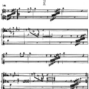 为加料钢琴而作的奏鸣曲与间奏曲 钢琴谱 约翰 凯奇