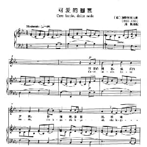 可爱的圈套 意大利 _外国歌谱_词曲: 意 加斯帕里尼