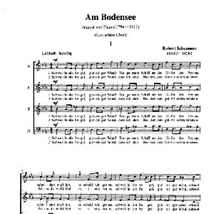 Am Bodensee_外国歌谱