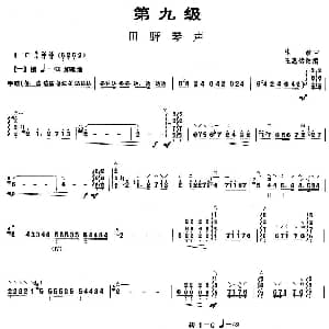 柳琴考级曲目九级 田野琴声 张政曲 王惠然改编