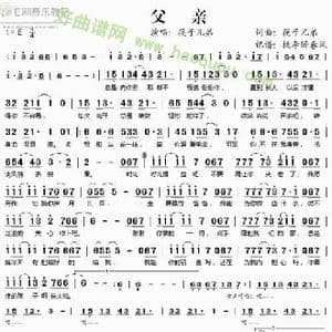 父亲_歌谱投稿_词曲:筷子兄弟 筷子兄弟