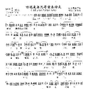 听说是梁兄哥前来访友_歌曲简谱