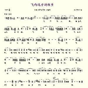 飞向远方的故乡_歌谱投稿_词曲:吕其明 吕其明