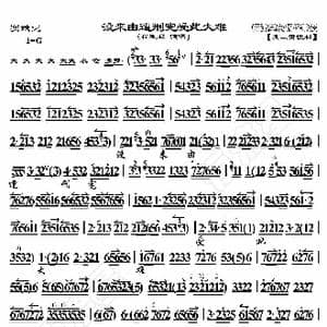 窦娥冤 没来由遭刑宪受此大难_歌曲简谱_词曲:暂无 恒流星制谱