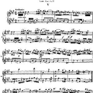 长笛曲谱 | 斯塔米茨二重奏长笛练习曲Op.27 No.5 Stamitz 斯塔米茨
