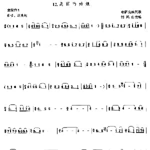 葫芦丝谱 | 美丽的姑娘 哈萨克族民歌 刘凤山改编