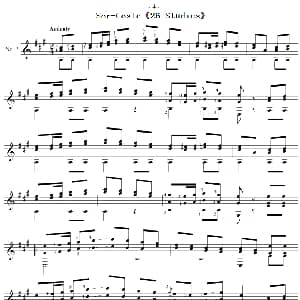Sor Coste 26 Studies 吉他谱