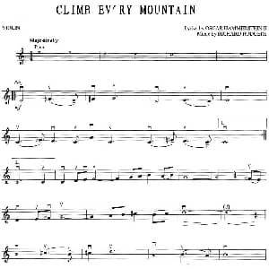 小提琴谱 | CLIMB EV'RY MOUNTAIN