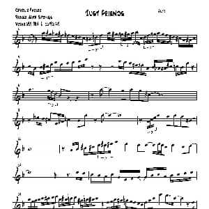 萨克斯谱 | Just Friends