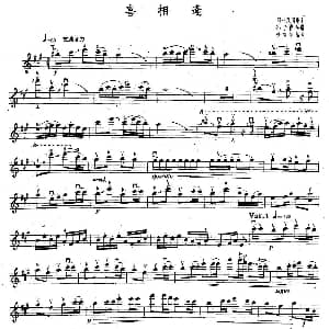 小提琴谱 | 喜相逢 河北民乐 杨宝智编曲