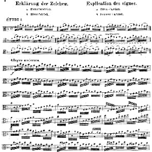 克莱采尔 中提琴练习曲40首 ETUDE 1 3