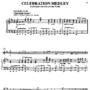 CELEBRATION MEDLEY 钢琴谱