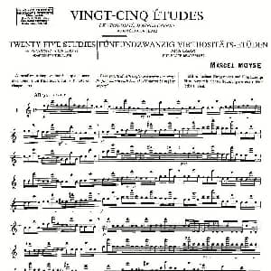 长笛曲谱 | Moyse 25 Studies after Czerny flute 1 25首改编自车尔尼作品的练习曲 Moyse