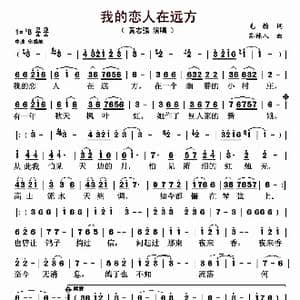 我的恋人在远方_歌曲简谱_词曲:毛翰 苏栋人