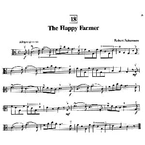 The Happy Farmer 中提琴