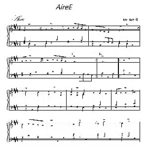 AireE 钢琴谱 Babell