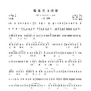 梅生三段联唱_歌曲简谱_词曲:王自诚 精耕