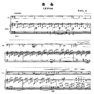 思念 大提琴 钢琴 唐勇强