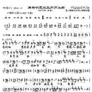 六号门 爆竹响震耳鼓声声不断_歌曲简谱_词曲:暂无 恒流星制谱