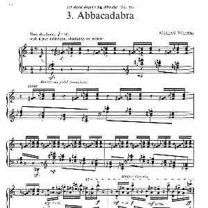 Three Dance Ptraits 钢琴谱 威廉 博尔科姆