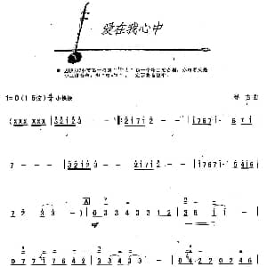 二胡谱 | 爱我在心中 寻古