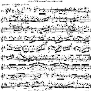 小提琴谱 | 马扎斯小提琴练习曲 Op.36 第一册 特殊练习曲 18