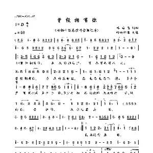 曾经拥有你_歌曲简谱_词曲:林垂直 林垂直