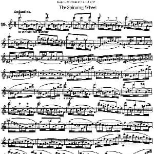 长笛曲谱 | 25首浪漫练习曲作品66号 NO.15 Kohler 柯勒