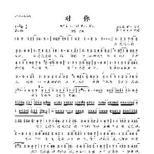 对你_歌曲简谱_词曲:袁大巍 周琦 袁大巍 周琦