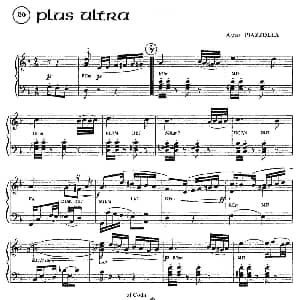 手风琴谱 | Piazzolla合集 20 Plus Ultra 皮亚佐拉