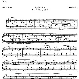 Valse brillante Op34 No2 钢琴谱 肖邦