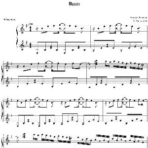 Moon 钢琴谱 George Winston