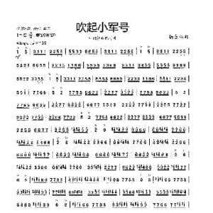 吹起小军号_歌谱投稿_词曲: 杨会林曲