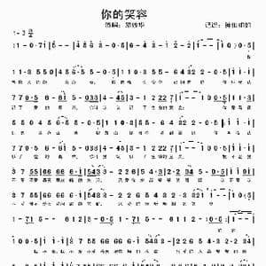 你的笑容_歌谱投稿