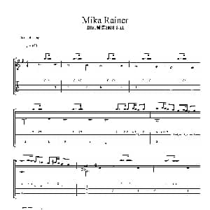Mika Rainer 吉他谱