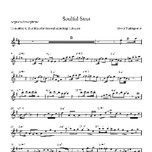 萨克斯谱 | Soulful Strut 高音萨克斯
